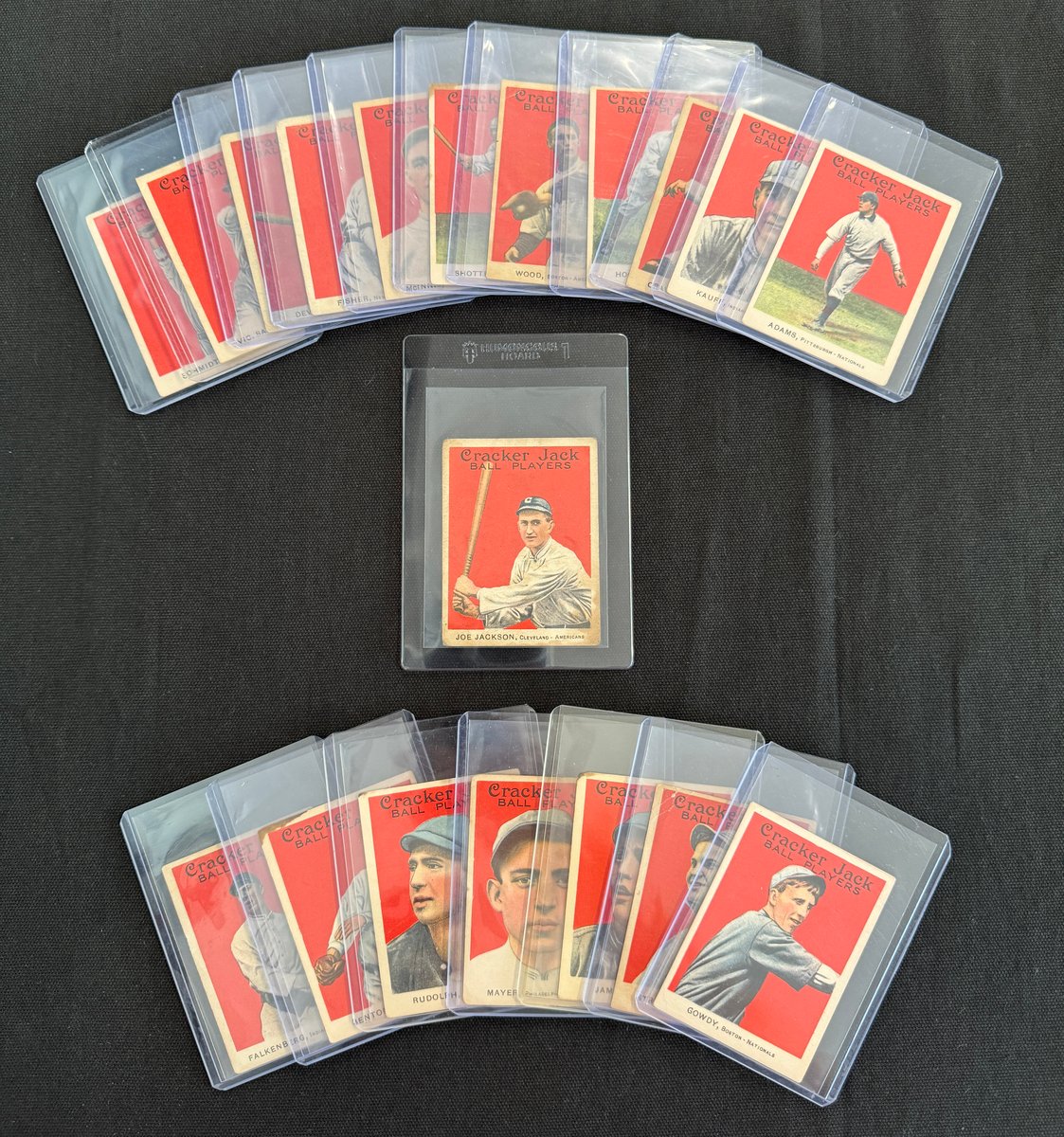 Vintage Collection Discovered w/ 1915 Cracker Jack Shoeless Joe Jackson